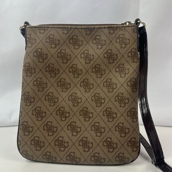 Guess Skya Mini Monogram Crossbody Women's Bag - Picture 4 of 10